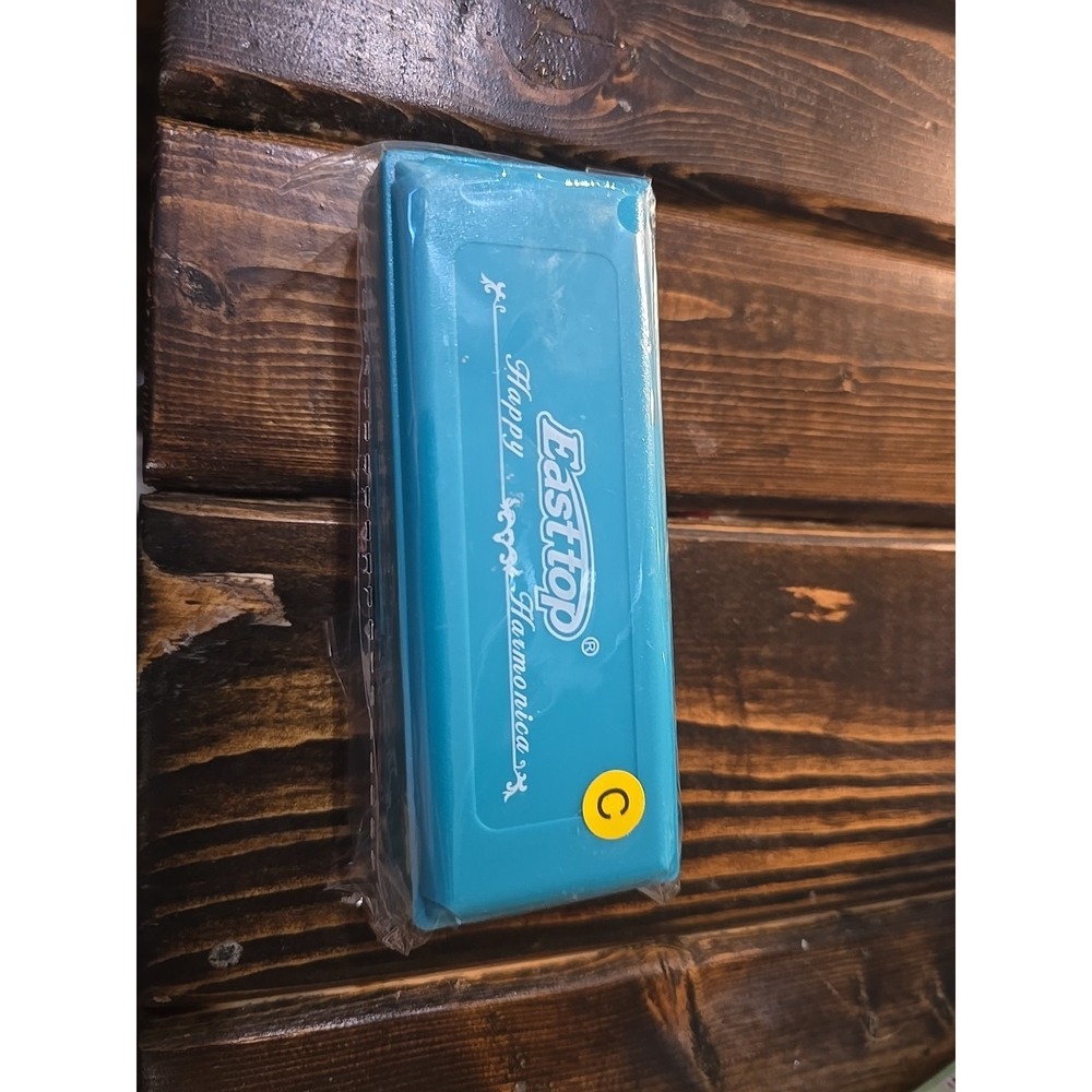 EASTTOP TEAL Diatonic Harmonica 10Holes‎ C Key Beginner Harmonica for Kids Adult